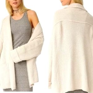 Free People Low Tide Cardigan in Cream size XS/S